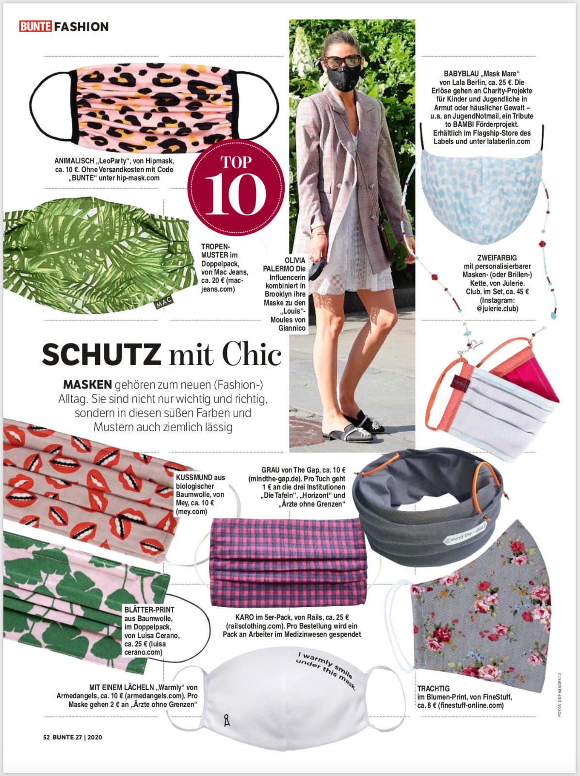 Read more about the article Chic und Schutz, trendige Mund Nasen Masken